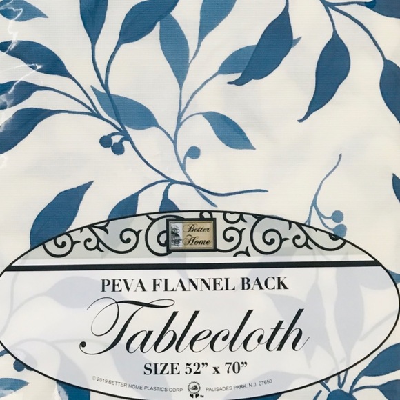 Peva Flannel Back Table cloth New 🔺🔻🔺🔻 - Picture 3 of 4